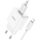 Hoco C106A Leisure Single Port Charger (With Type IP Cable) (IP-EW) (10.5W)